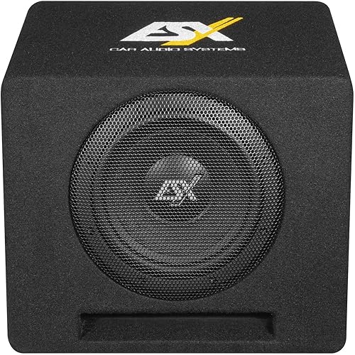 ESX DBX108Q | 20 cm (8') Single Subwoofer Bassreflex-System Belastbarkeit 200/400 Watt RMS/max. - Fashionser