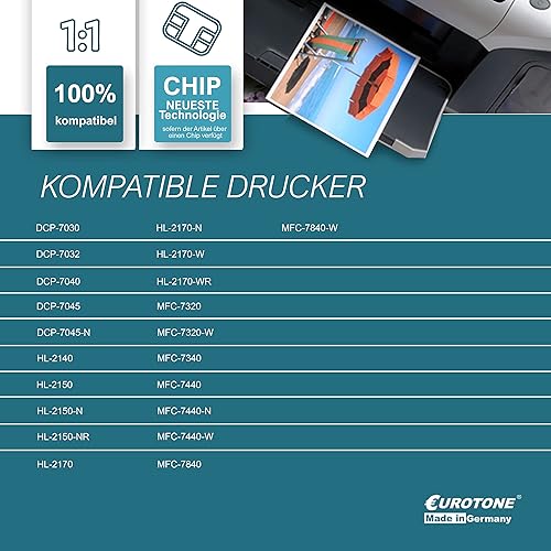 10x Müller Printware la ricarica della polvere di toner per Brother MFC 7320 7340 7440 7840 W N riempie TN2120 - Fashionser