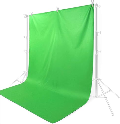 Hersmay 10 x 19,6 ft/3 x 6 m, verde screen, sfondo per studio fotografico, 100% puro muslin sfondo Backdrop Photography - Fashionser