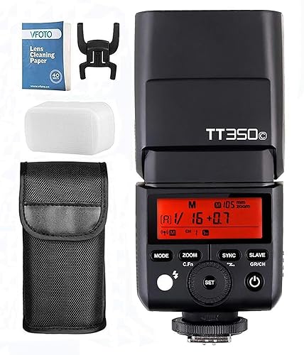 Godox TT350C Flash Speedlite 2,4 G HSS 1/8000s TTL GN36 per Fotocamera Canon 5d Mark III 80D 760D 60D 600D 7D 30D 100D 1100D - Fashionser