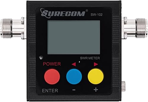 Mcbazel Surecom SW-102S SO239 Connettore VHF digitale UHF 125-525Mhz Misuratore di Potenza e SWR - Fashionser