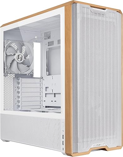 Torre ATX LIAN LI LANCOOL 217 Wood White - Fashionser