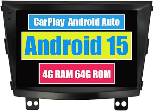 RoverOne Autoradio CarPlay Head Unit per SsangYong Tivolan Tivoli 2014 2015 2016 2017 Android Touch Screen Sat Navi Bluetooth WiFi Radio Player - Fashionser