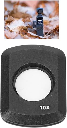 Obiettivo Macro per Osmo 3, Filtro per Lenti con Rivestimento HD in Vetro Ottico Magnetico con Distanza di Messa a Fuoco da 2 a 2,5 Cm, Lente Protettiva con Ingrandimento - Fashionser