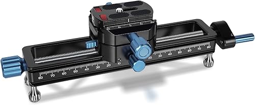 SIRUI Guida di Messa a Fuoco Macro, Regolazione Rapida per Primi Piani e Fotografia Macro Guida di Messa a Fuoco Precisa con Piastra QR con Testa Rotante a 360°, Piedini Staccabili, MS18 - Fashionser