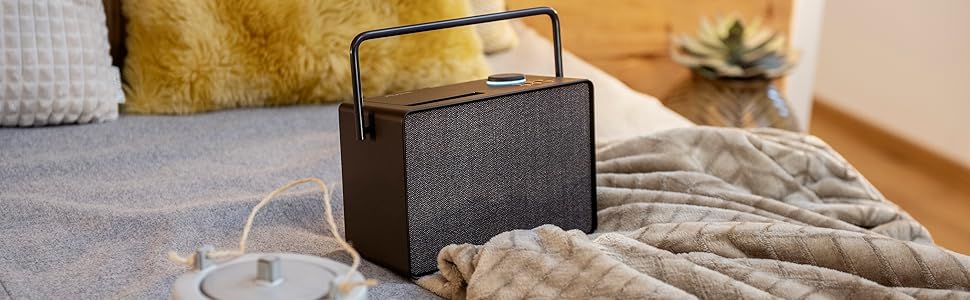 pure evoke play,sistema musicale,radio,dab,dab plus,spotify,bluetooth,streaming,radio portatil,fm