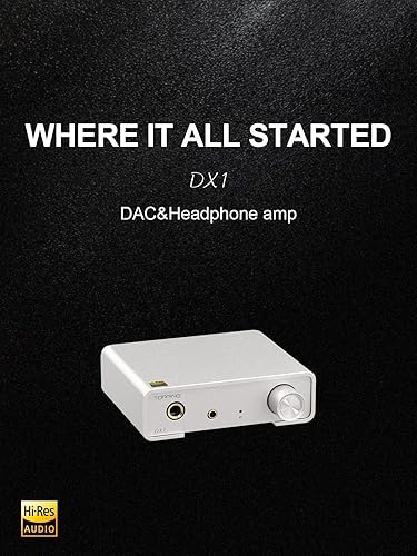 Topping DX1 Decoder AK4493S XU208 DAC & Amplificatore per cuffie Supporto fino a DSD256 PCM384 Mini DAC (argento) - Fashionser