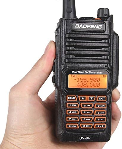 Baofeng uv-9r di tasca Walkie Talkie 8 W UHF VHF UV doppia banda IP67 impermeabile radio bidirezionale Interphone ricetrasmettitore - Fashionser