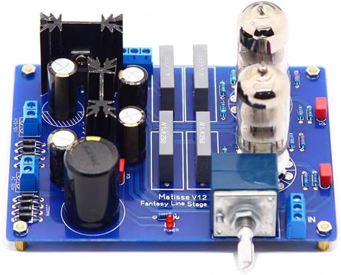 Q-BAIHE Scheda preamplificatore a tubo Fantasy Stereo con tubi 6N3 - Fashionser