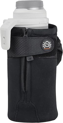 SPIDER HOLSTER - Custodia SpiderPro v2 per qualsiasi cintura con chiusura in velcro ad accesso con una sola mano, cappuccio antipioggia integrato e attacco in velcro per copriobiettivo – Progettato - Fashionser