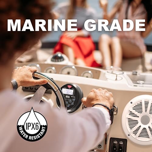 AVA ENTERPRISES INC. - BOSS AUDIO Pack MGR350B + 2 Alt. MR6W 6.5W + MRANT10 (Alt.BLANCOS), NK-162 Other, Multicolor, One Pair of 6.5 inch - Fashionser