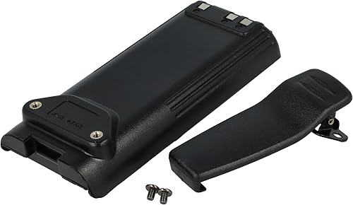 1x batteria compatibile con Icom IC-F21S, IC-F22, IC-F22S, IC-F22SR, IC-F30FS radio (2300mAh, 7,2V, NiMH) + clip - Fashionser