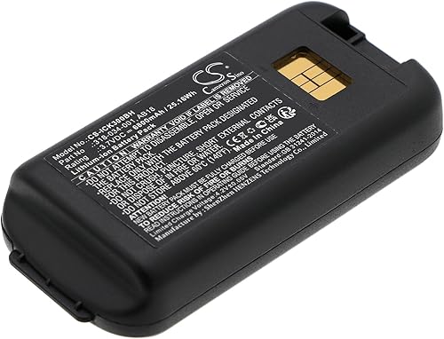 TECHTEK Batterie 6800mAh compatibile con [Intermec] CK3, CK3A, CK3B, CK3C, CK3C1, CK3N, CK3N1, CK3R, CK3X, EDA61K, per [Dolphin] CK65, per [Honeywell] CK65 sostituisce 318-033-001, 318-033-021, 3 FBA - Fashionser