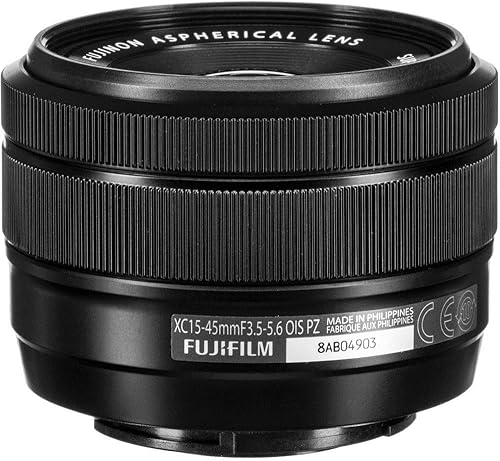 Fujifilm Fujinon XC15-45mm f3.5-5.6 OIS PZ, Obiettivo Zoom Motorizzato 15-45mm, F/3.5-5.6, Stabilizzatore Ottico OIS, Attacco X Mount, Nero - Fashionser