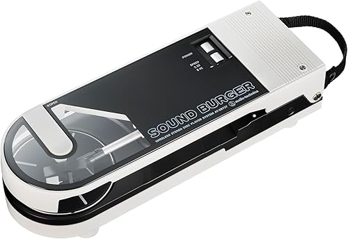 Audio-Technica AT-SB727WH Sound Burger - Giradischi portatile Bluetooth Bianco - Fashionser