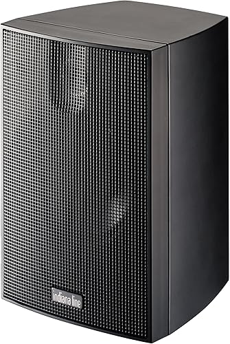 Indiana Line Nano.2N diffusore da scaffale/parete - coppia (nero) - Fashionser