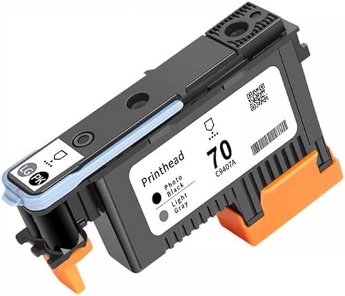 Printhead compatibile per i modelli di designjet Z5200 Z5400 Z2100 Z3100 Z3200 C9404A C9405A C9406A C9407A C9408A C9409A C9410A(70 Printhead PBK-GY) - Fashionser
