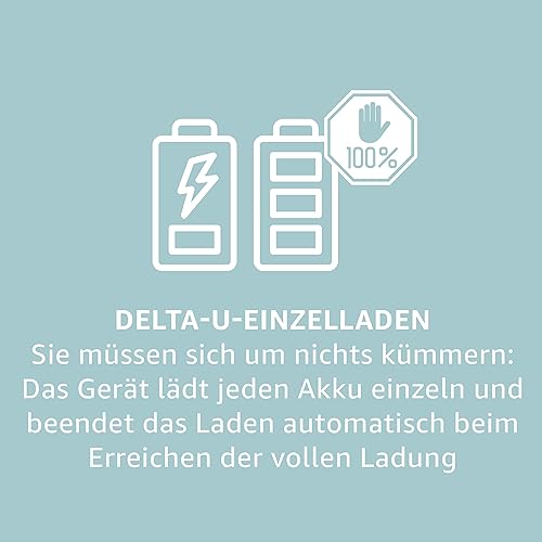 Panasonic eneloop, caricatore premium, per 1-8 pile NiMH AA/AAA, con display LED e controllo singolo - Fashionser