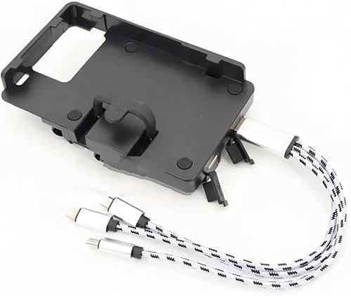 WEFOLCC per ZONTES 703F 2024 Staffa Antivibrazioni Supporto per Cellulare Supporto Navigatore GPS Barra Estensione Supporto Navigatore Moto(B) - Fashionser