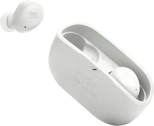 JBL Wave Buds Auricolari Wireless In-Ear Bluetooth, Waterproof IP54 e Antipolvere IPX2, Deep Bass Sound, Tecnologia TalkThru e AmbientAware, Fino a 32 h di Autonomia, Nero - Fashionser