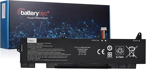 Batterytec Batterie Computer Portatili per HP CC03XL CC03056XL HSTNN-DB9O HSTNN-UB8W,EliteBook 850 855 G7 G8 ZBook Firefly 15 G7 G8 Series L77991-005 L77622-2C2 - Fashionser