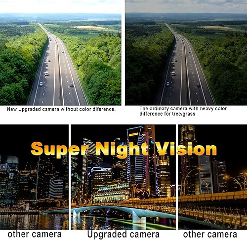 Telecamera Di Retromarcia Senza Fili, Uzone Telecamera Di Backup Magnetica WiFi, Super Notte Vision / IP68 Telecamera Impermeabile Per Camion, Camper, Furgone, Rimorchio Telecamera Di Parcheggio … - Fashionser