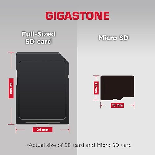 GIGASTONE 1 TB SD Card 4K Camera Pro, velocità fino a 150/120 MB/s, V30 U3 SDXC Ultra HD UHD Video per DSLR, fotocamera Canon, Nikon, Sony, Pentax, Kodak, Olympus, Panasonic, con 1 mini custodia - Fashionser