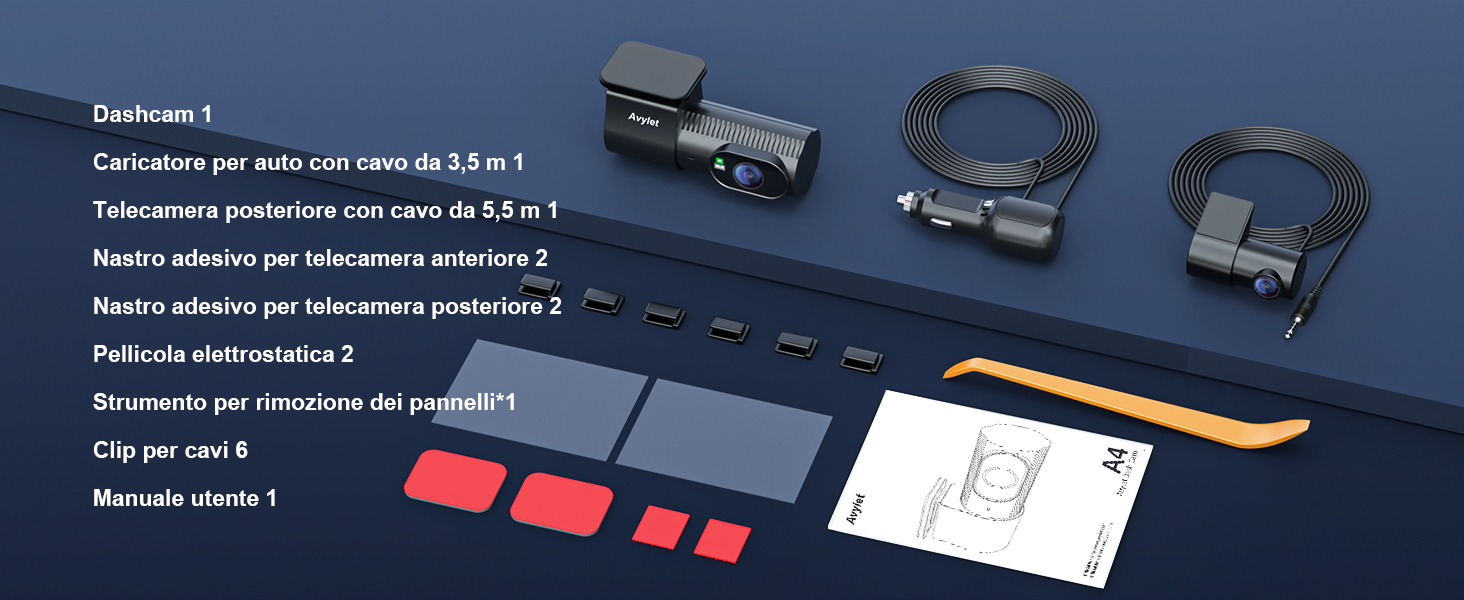 Elenco degli accessori