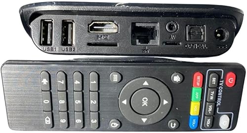 TV Smart Box Android 12.0 Q Plus 8K WiFi Media Player 3D Quad Core 8 Gb Ram 64 Gb Rom con Telecomando - Fashionser