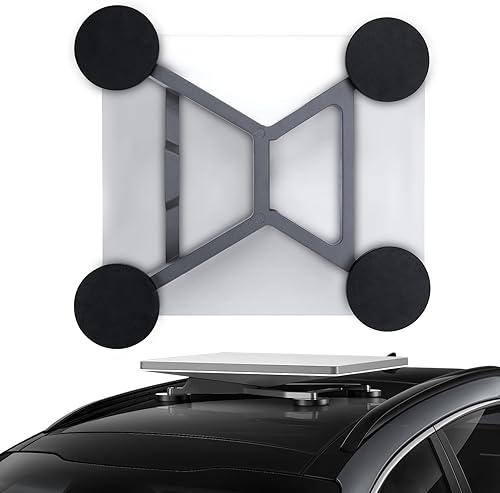 Starlink Mini supporto per tetto auto, kit di montaggio magnetico compatibile con Starlink Mini, mini accessori Starlink con ventosa per tettuccio apribile con custodia protettiva per Starlink Mini - Fashionser