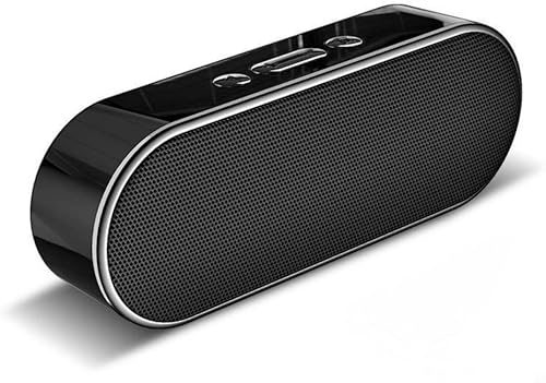 Aigoss Altoparlante Bluetooth BT4 4.2 Cassa Vivavoce con Audio HD e Bassi Potenziati, Chiamata Senza Mani, Radio FM, Slot per scheda USB/TF/AUX, Nero - Fashionser