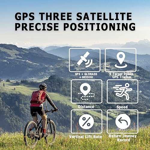 Altimetro GPS digitale impermeabile per esterni Altitudine Pre-avviso avviso bussola cronometro sport – barometro meteo forcast pedometro SUNROAD, Giallo, Digitale - Fashionser