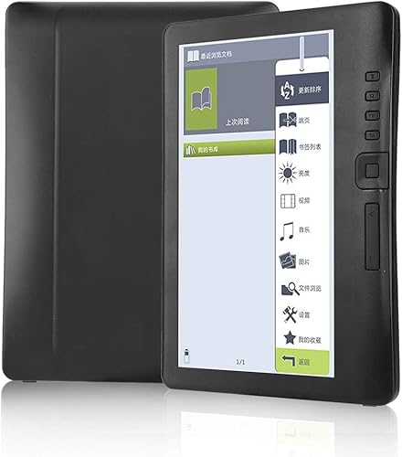 Kafuty E-Reader da 7 Pollici, Schermo LCD TFT elettronico con 20 Ore di Lettura / 10 Ore di Musica, Lettore di e-Book Impermeabile con Schermo a Colori, 512 MB di RAM + Scheda TF 4G / 8G / 16G - Fashionser