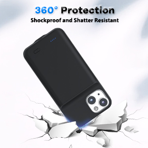 HUOBAO 6000mAh Custodia protettiva per iPhone 14 Pro - 6.1 pollici