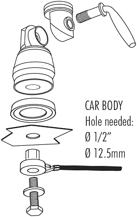 PERFORMER TURBO 2002 ANTENNA 27 MHZ 27 ... 30 MHz 2000 Watt (Red) - Fashionser