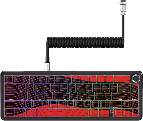 ATTACK SHARK 60% Hall Effect Keyboard and X11 Wireless Gaming Mouse,X65 PRO HE Magnetic Keyboard RGB Hot Swap 8KHz Polling Rate,Superlight Mouse w/Charging Dock 22K DPI,Bluetooth/2.4Ghz/Wired Combo - Fashionser