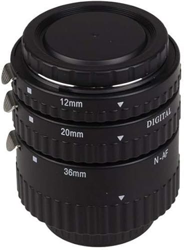 MK-N-AF1-B - Set di 3 anelli di estensione per fotocamera Nikon SLR - Fashionser