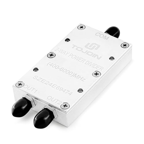 TOJOIN 2-6GHz Divisore di Potenza RF a Microstriscia, 4 vie Microstrip Power Divider connettori SMA Splitter per Sistema di Antenna/Radar/Bluetooth/Comunicazioni Senza Fili(PS-TX-4B) - Fashionser