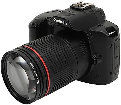 Fotocamera Digitale da 64 MP, Zoom Ottico 16X Obiettivo Grandangolare da 62 Mm Stabilizzazione Ottica Dell'immagine, Video Full HD 4K Display a Colori IPS da 3 Fotocamera per - Fashionser