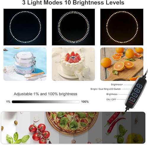 OBEST Light Box Fotografico 40 * 40 * 40cm Kit Lightbox fotografico portatile con 160 luci LED dimmerabili con CRI  95 160 LED, interfaccia Type-C, 6 fondali per la fotografia di piccoli prodotti. - Fashionser