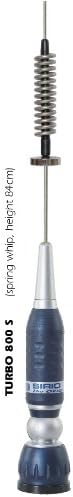 Sirio Turbo 800s Blue CB & 10M Antenna Mobile, 200W Continuo, 1000W PEP - Fashionser