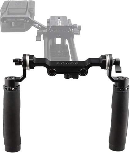 Morbida Impugnatura in Gomma 15 mm rod Supporto della Spalla Rig con accessorio Rosette Standerd per DSLR - Fashionser