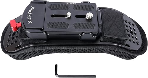 NICEYRIG Kit di supporto a spalla a sgancio rapido per fotocamera, con piastra di base a sgancio rapido per fotocamera DSLR e videocamera, aste da 15 mm, stabilizzatore video per filmmaking - Fashionser