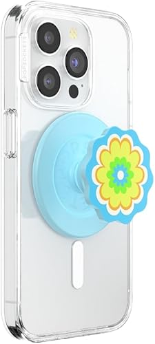 PopSockets: PopGrip Round per Magsafe - Anello Adattatore per MagSafe Incluso - Supporto e Impugnatura per Telefoni Cellulari e Custodia con un Top Intercambiabile - Boca Aura - Fashionser