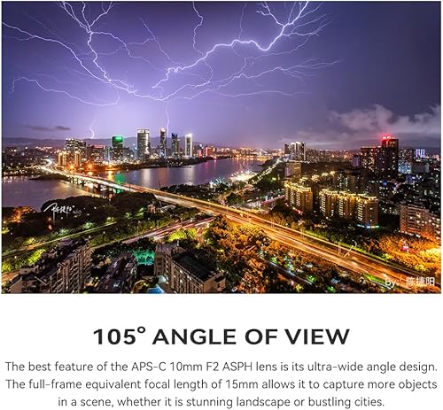 TTartisan 10mm F/2.0 Obiettivo ultra grandangolare, compatibile con fotocamere mirrorless Nikon Z-Mount APS-C - Fashionser