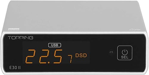 Topping E30 II Lite DAC con chip AK4493S, USB XMOS XU208, USB-B - Fashionser