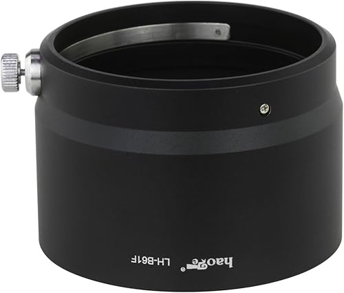 Haoge LH-B61F - Paraluce in metallo per Olympus M.ZUIKO Digital ED 75 mm F1.8 1:1.8, sostituisce Olympus LH-61F - Fashionser