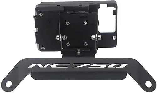 Supporto per Telefono Cellulare per Moto Supporto per Navigazione GPS per H&Onda NC750D NC 750D Integra NC 750 D NC750 Staffa di Montaggio Supporto per Telefono per Moto(Nero 2) - Fashionser
