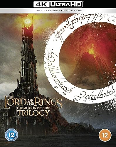 SF STUDIOS Lord of The Rings Trilogy: [Theatrical and Extended Edition] [4K Ultra-HD] [2001] [Blu-Ray] [Region Free] [Import] - Fashionser