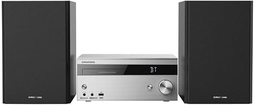 Grundig - CMS 4000 BT DAB HiFi System, colore argento - Fashionser